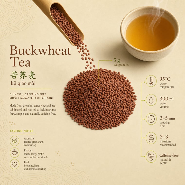 The design — Buckwheat Tea