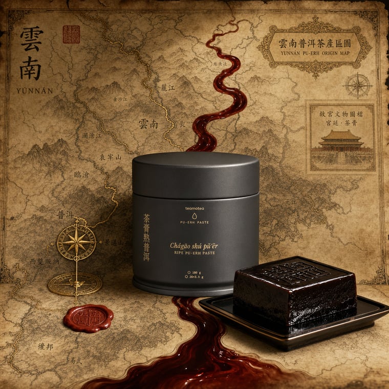 The design — Ripe Pu-erh Paste