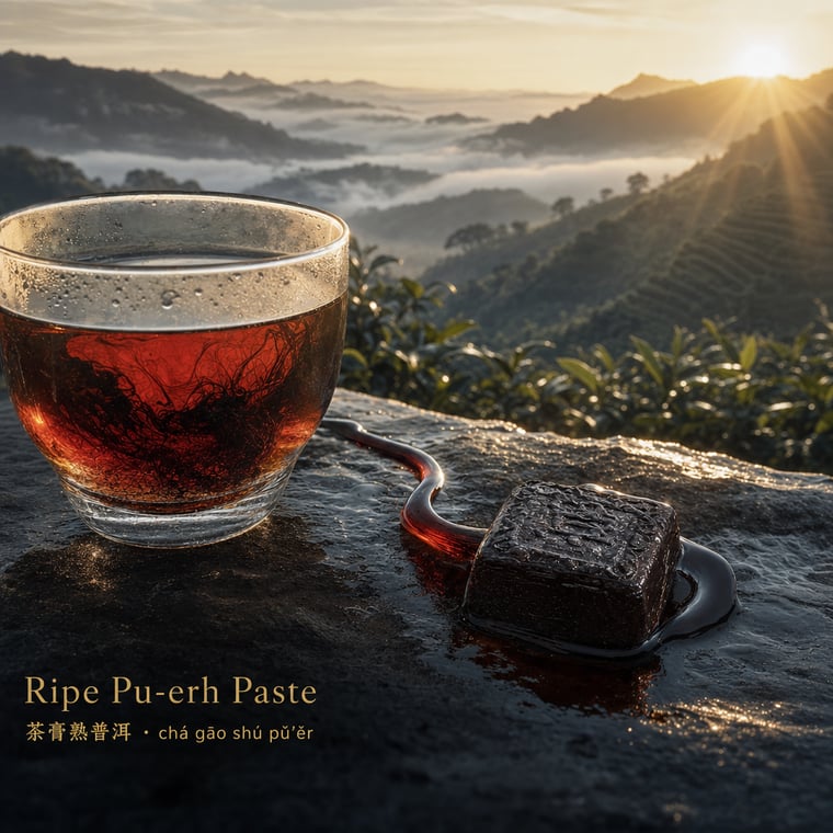 The design — Ripe Pu-erh Paste