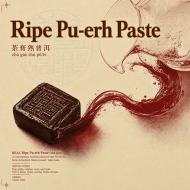 Ripe Pu-erh Paste