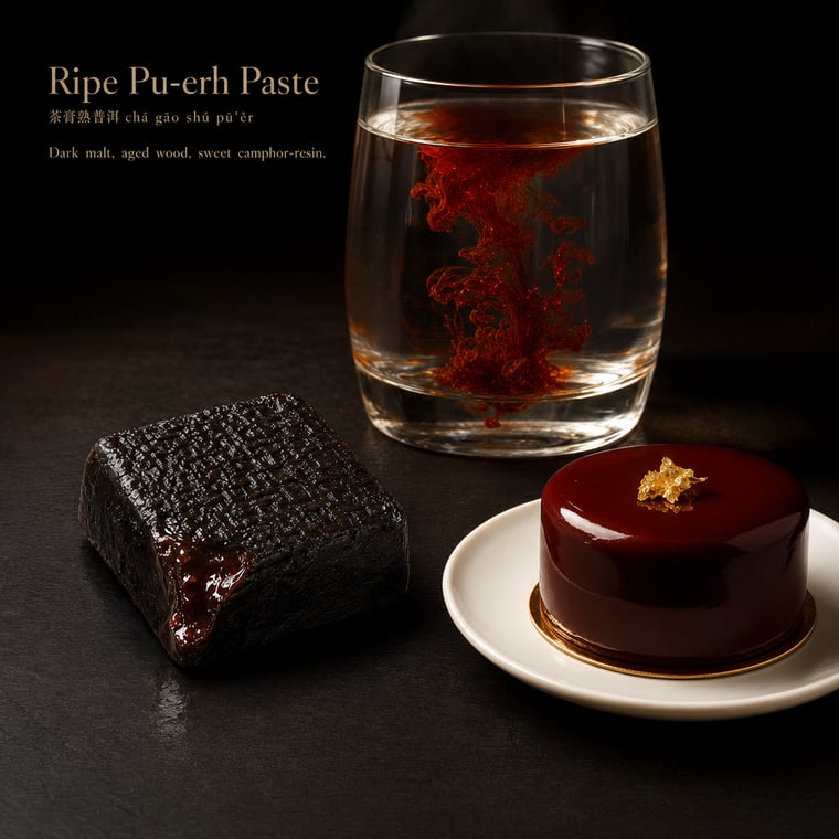 The design — Ripe Pu-erh Paste