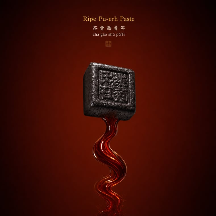The design — Ripe Pu-erh Paste