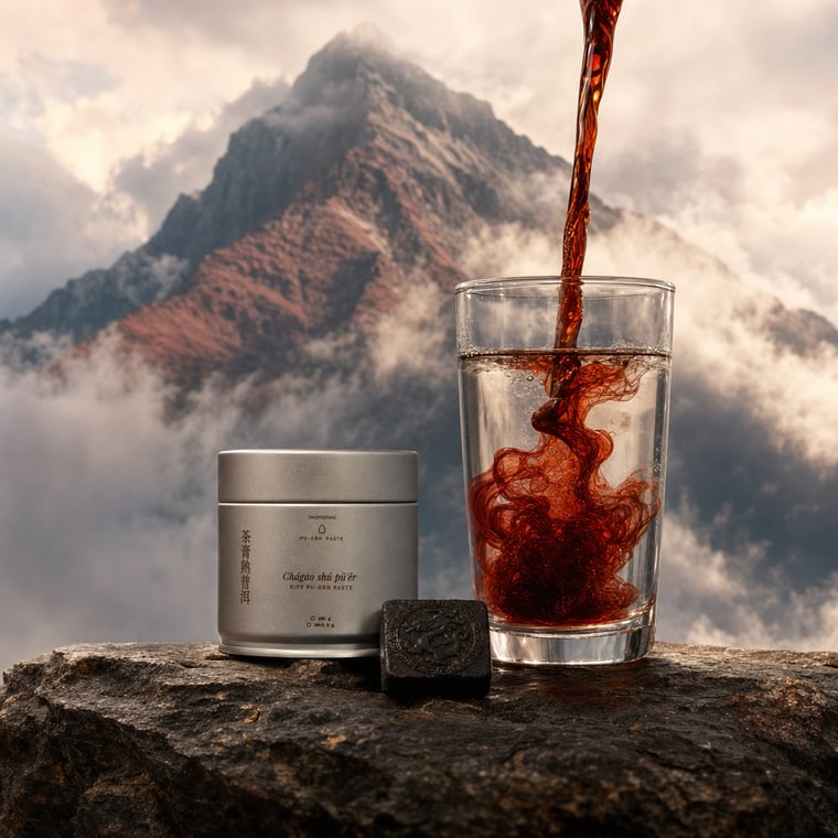 The design — Ripe Pu-erh Paste