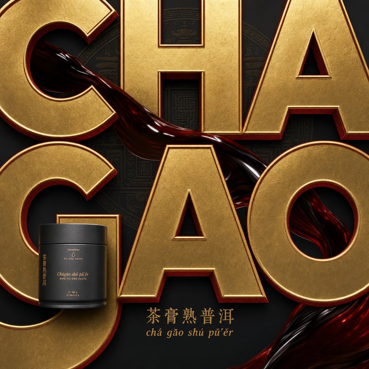The design — Ripe Pu-erh Paste