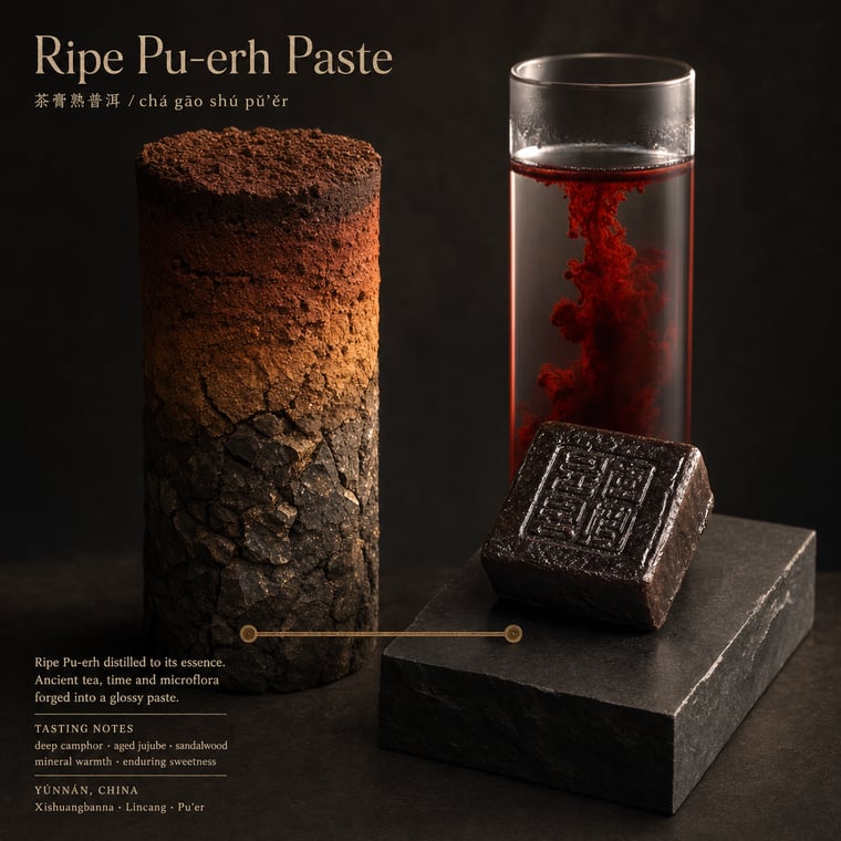 The design — Ripe Pu-erh Paste