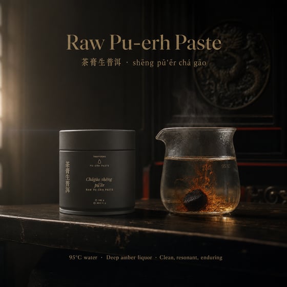 Raw Pu-erh Paste