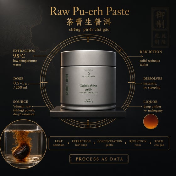 Raw Pu-erh Paste