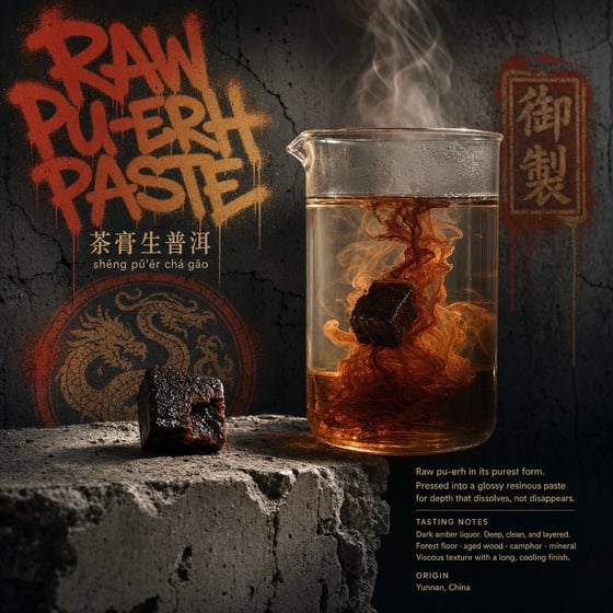 Raw Pu-erh Paste