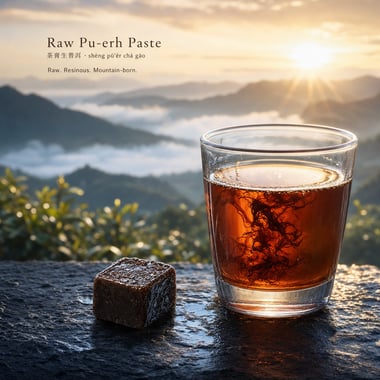 Raw Pu-erh Paste