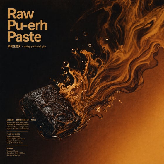 Raw Pu-erh Paste