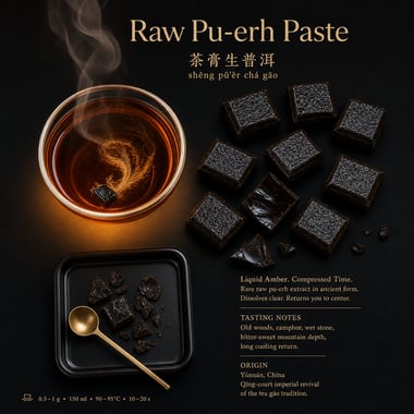 Raw Pu-erh Paste
