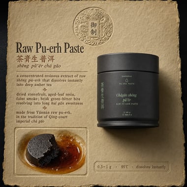 Raw Pu-erh Paste