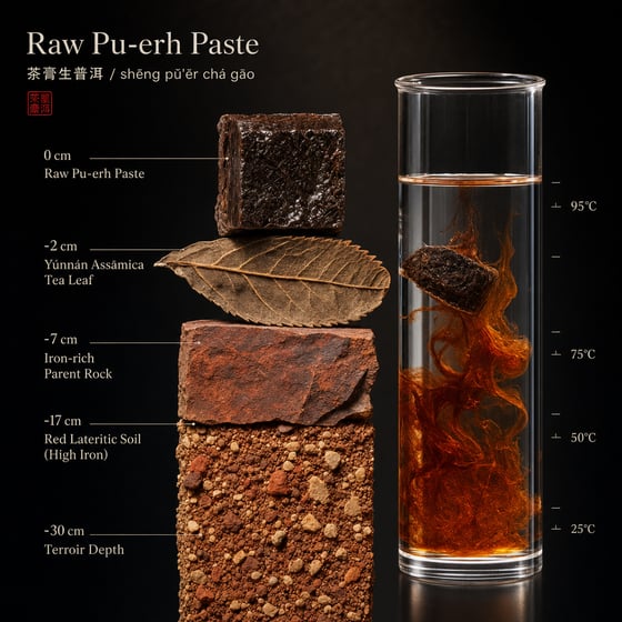 Raw Pu-erh Paste