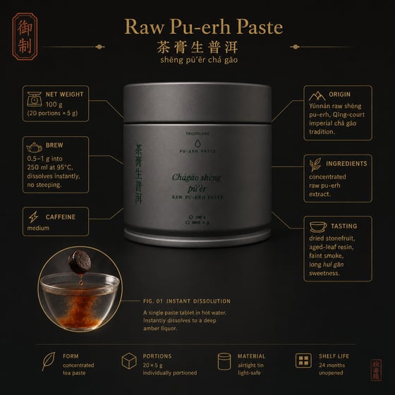 Raw Pu-erh Paste