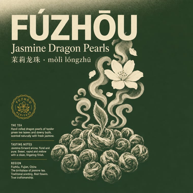 The design — Mòlì Lǒng Zhú