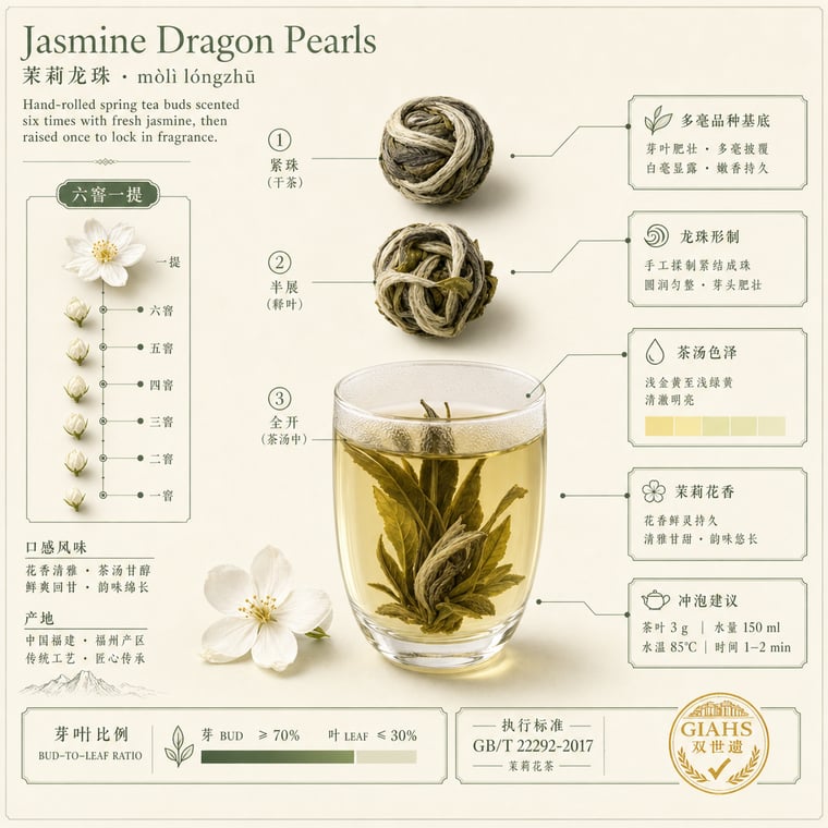 The design — Mòlì Lǒng Zhú