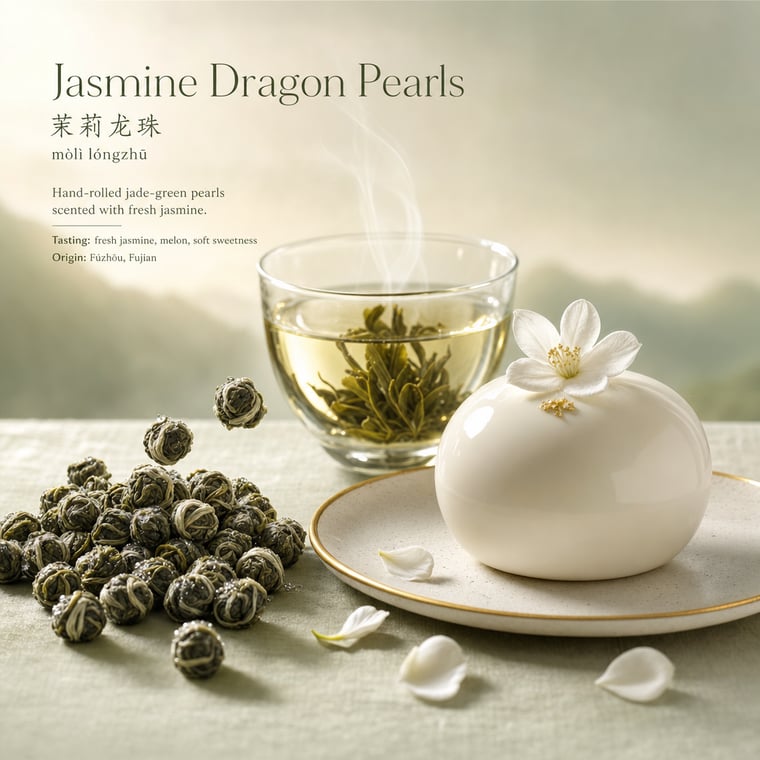 The design — Mòlì Lǒng Zhú