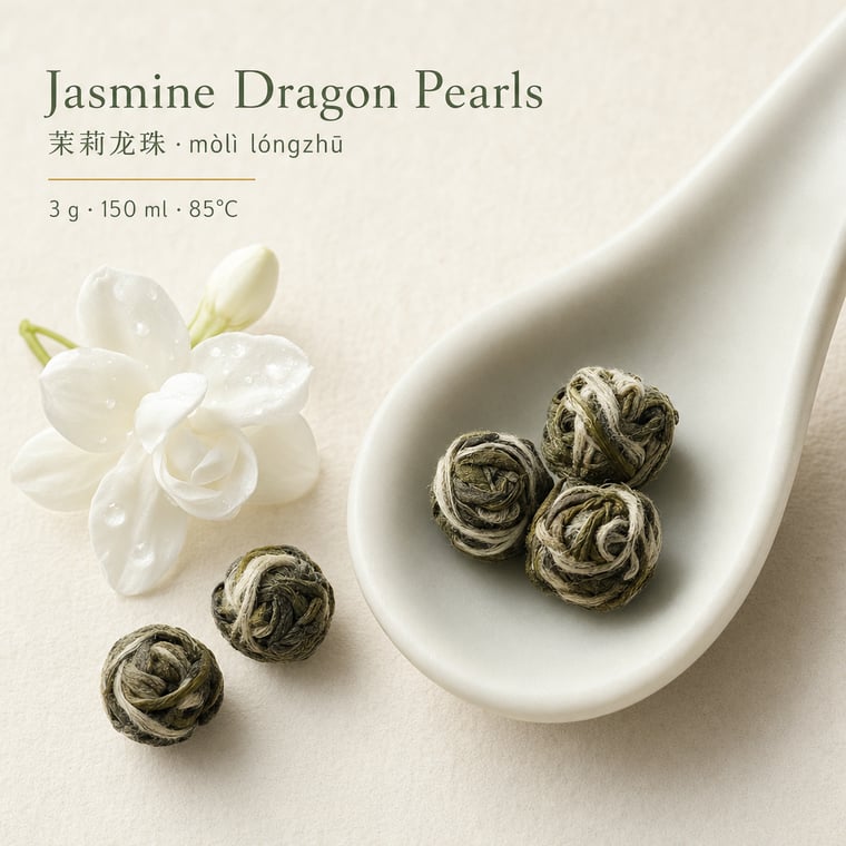 The design — Mòlì Lǒng Zhú