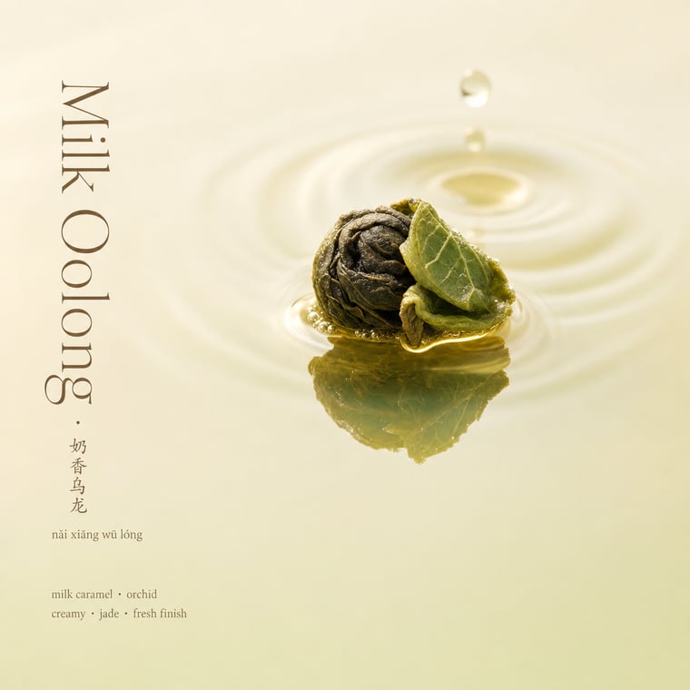The design — Nǎi Xiāng Oolong