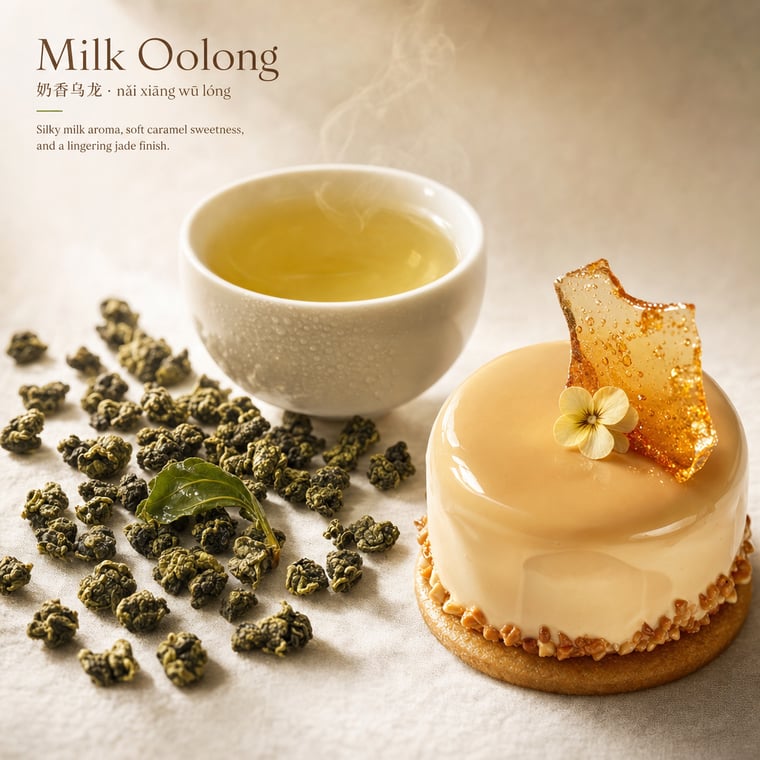 The design — Nǎi Xiāng Oolong