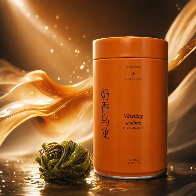The design — Nǎi Xiāng Oolong