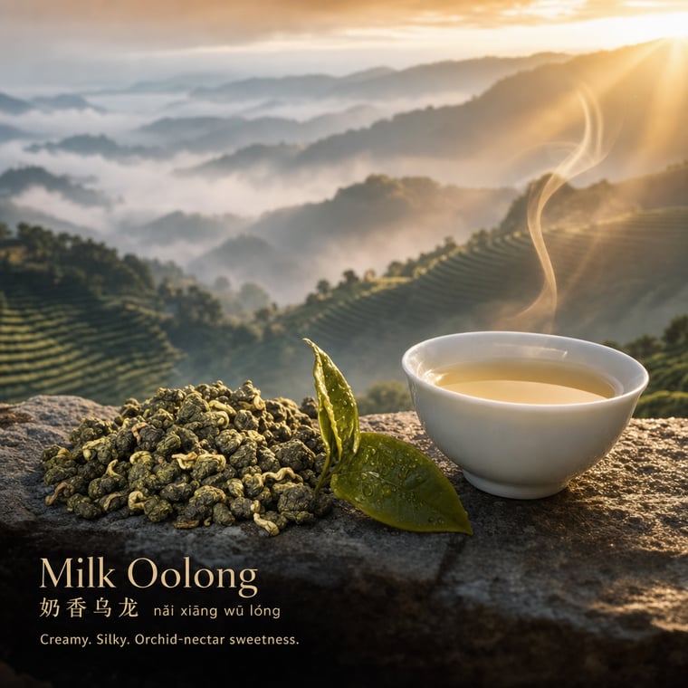 The design — Nǎi Xiāng Oolong