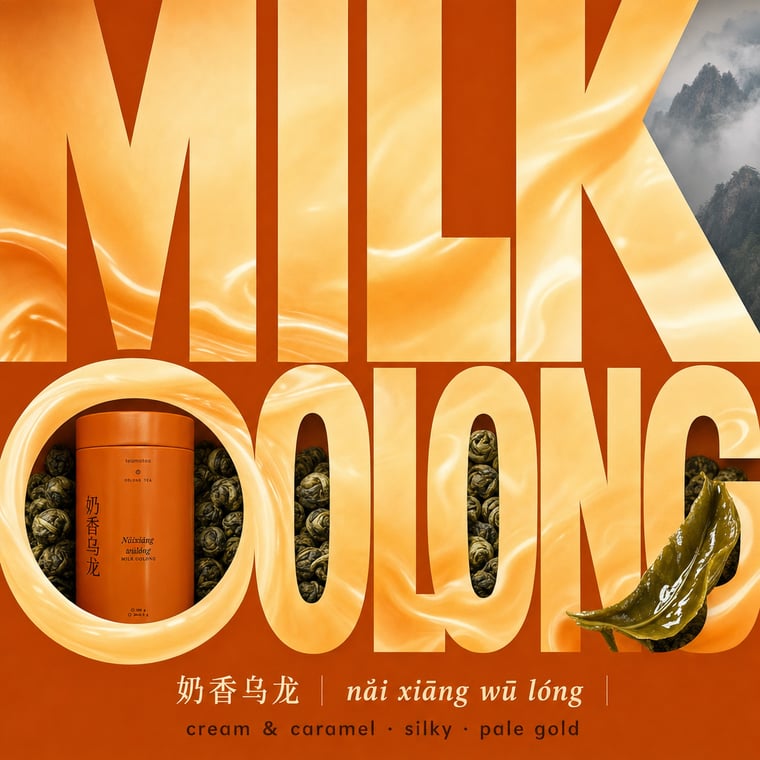 The design — Nǎi Xiāng Oolong
