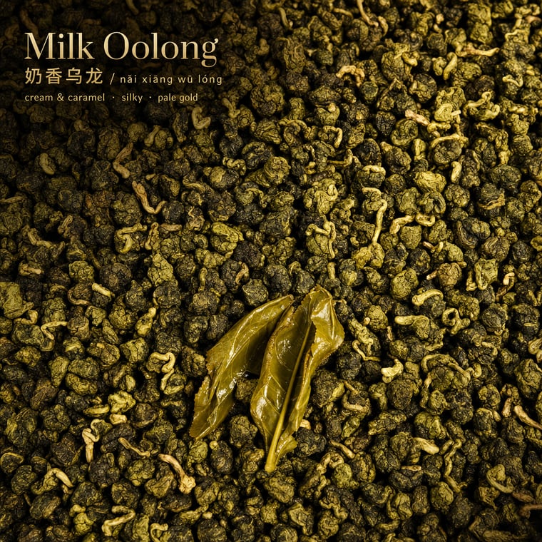 The design — Nǎi Xiāng Oolong