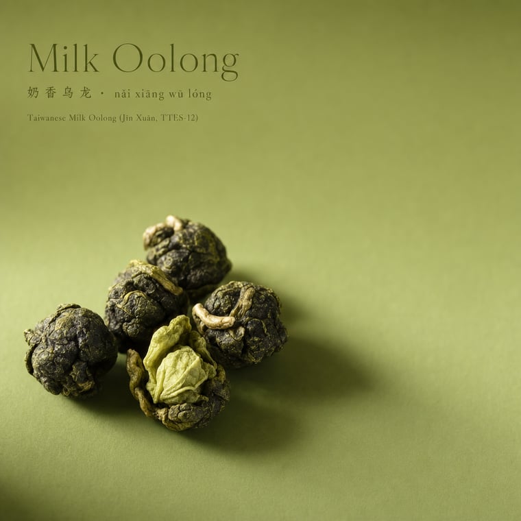 The design — Nǎi Xiāng Oolong