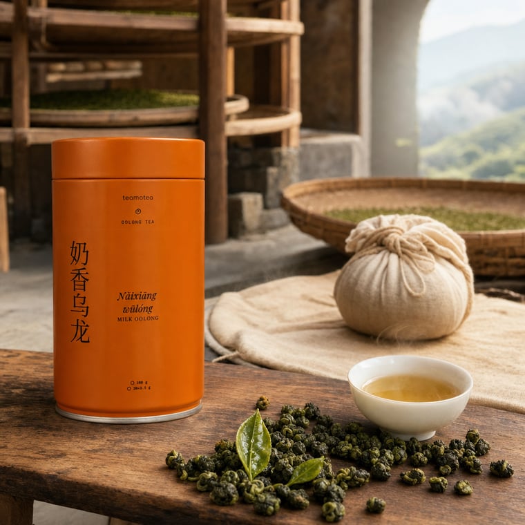 The design — Nǎi Xiāng Oolong
