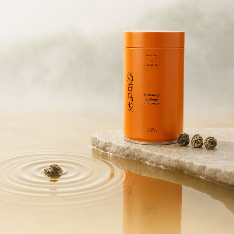 The design — Nǎi Xiāng Oolong