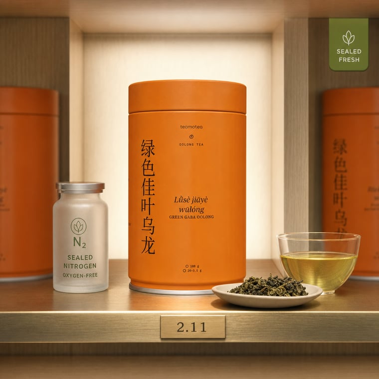 The design — Green GABA Oolong