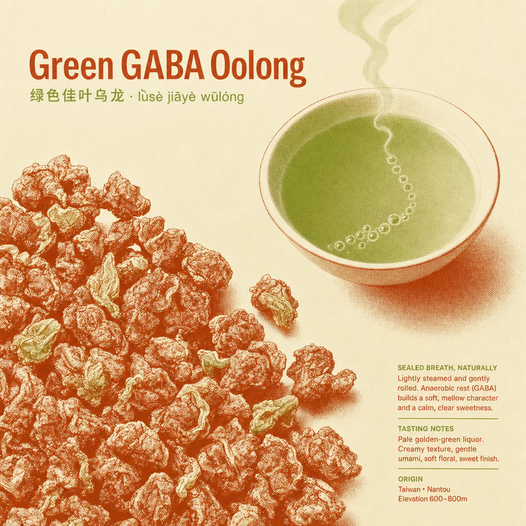 The design — Green GABA Oolong