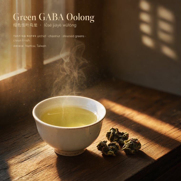 The design — Green GABA Oolong