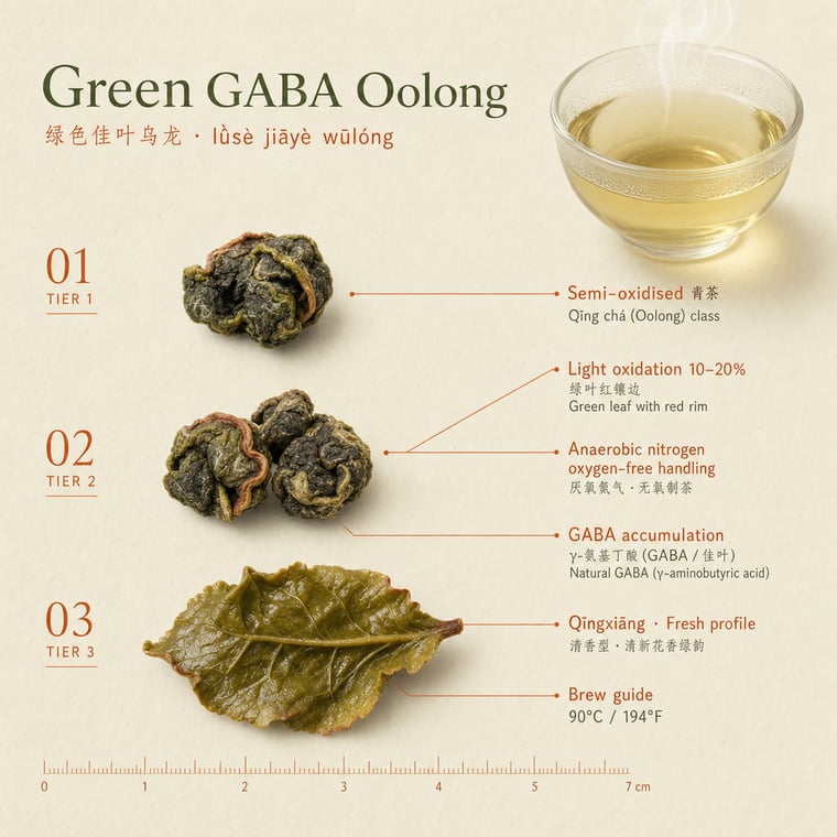 The design — Green GABA Oolong