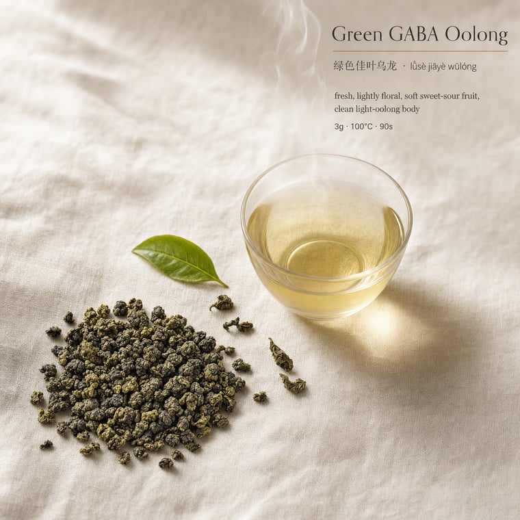 The design — Green GABA Oolong