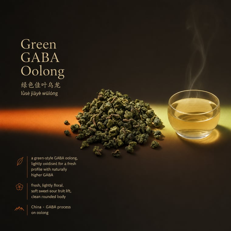 The design — Green GABA Oolong