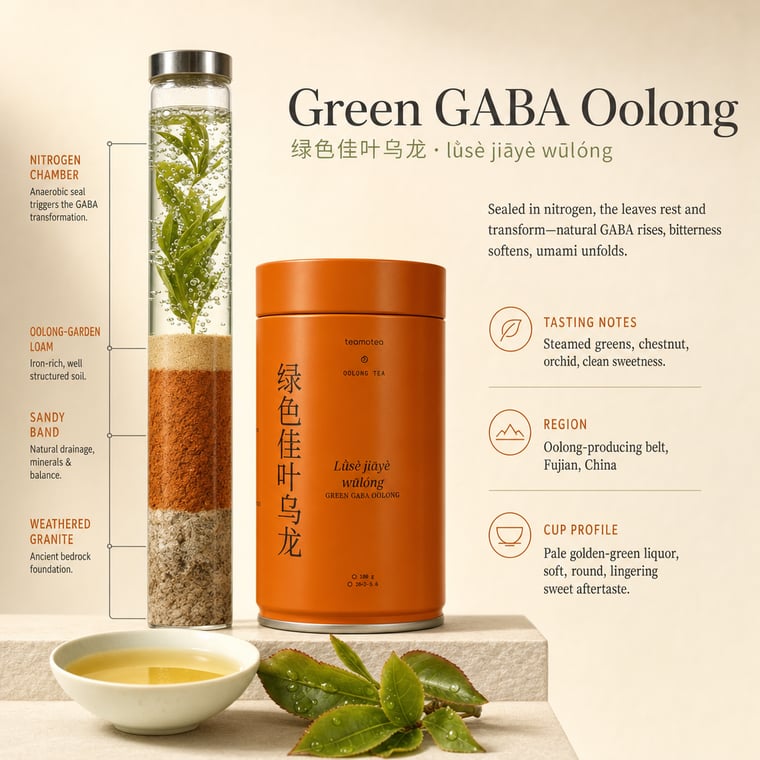 The design — Green GABA Oolong