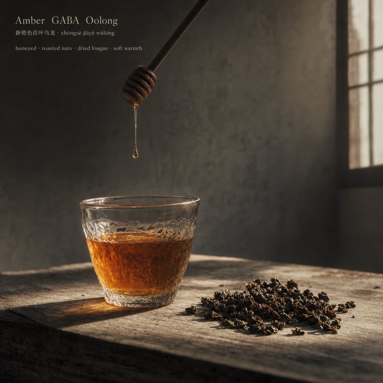 The design — Amber GABA Oolong