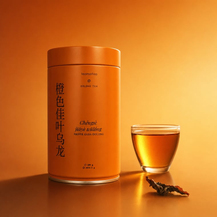 The design — Amber GABA Oolong
