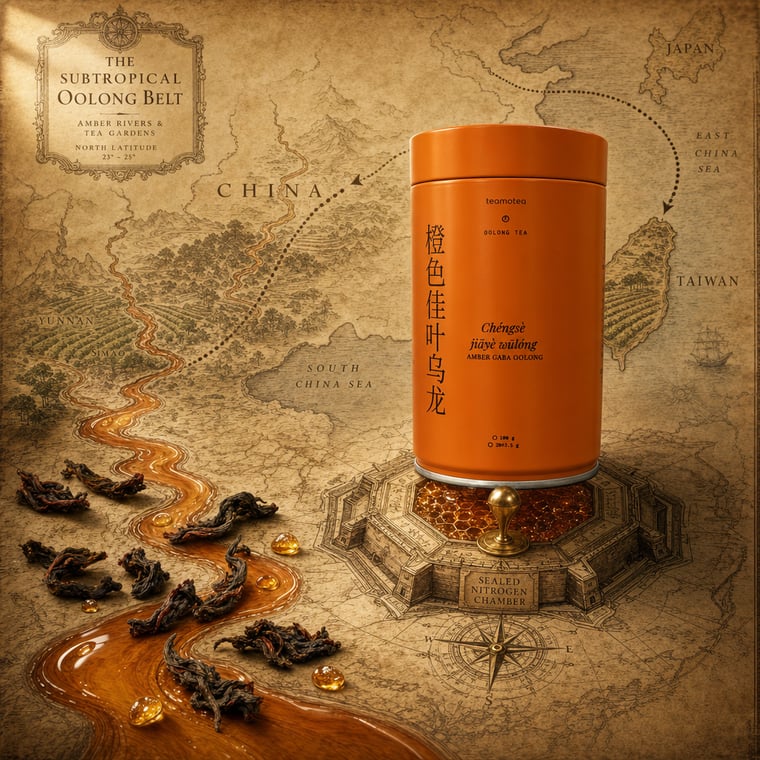 The design — Amber GABA Oolong