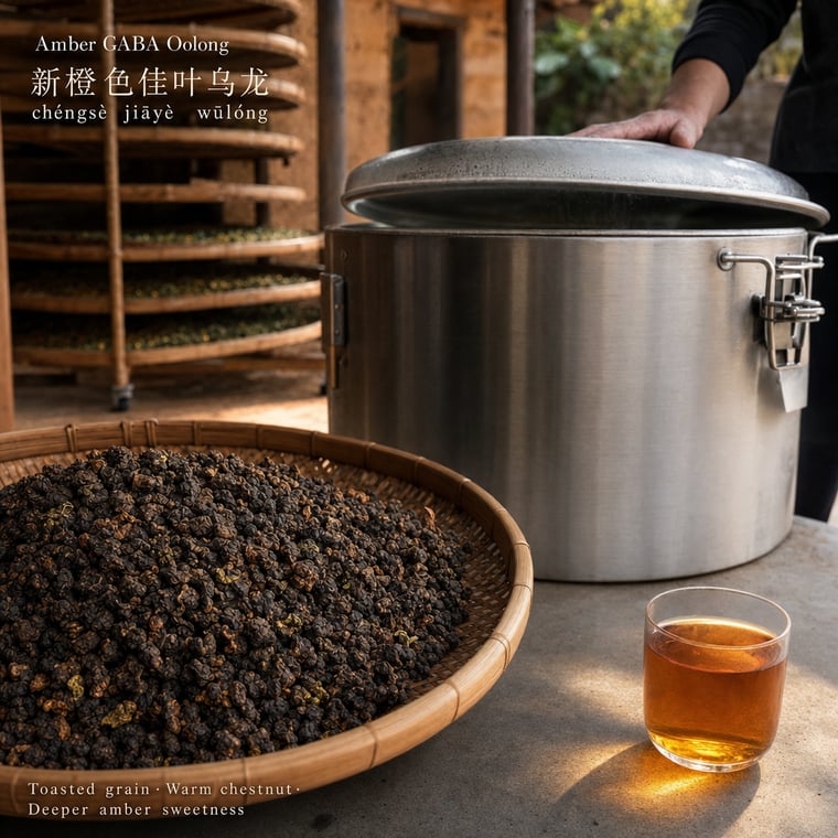The design — Amber GABA Oolong
