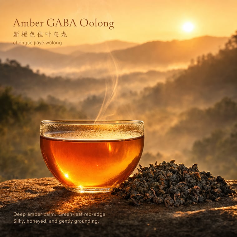 The design — Amber GABA Oolong