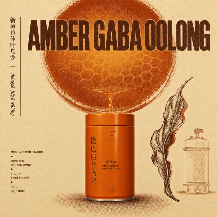 The design — Amber GABA Oolong