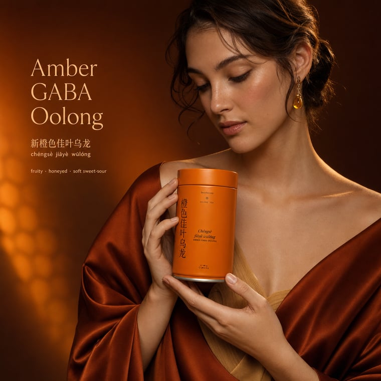 The design — Amber GABA Oolong