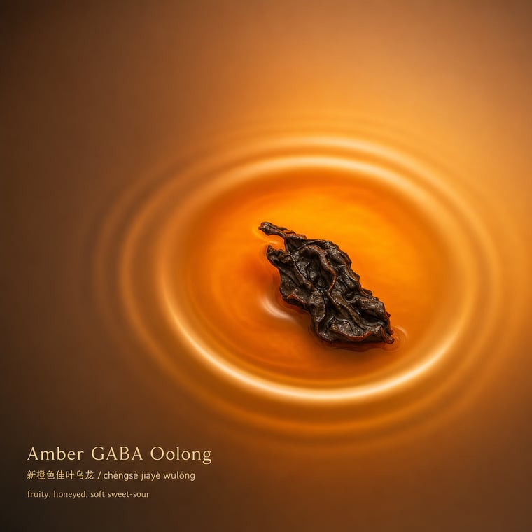 The design — Amber GABA Oolong