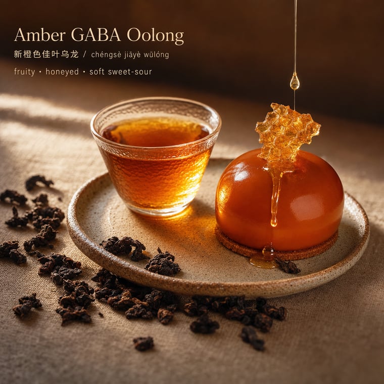 The design — Amber GABA Oolong