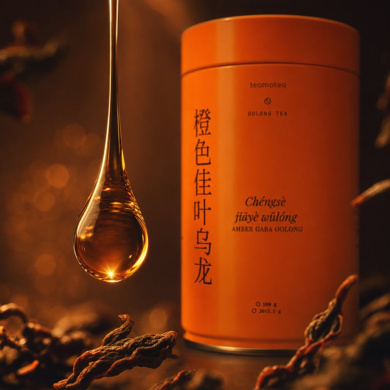 The design — Amber GABA Oolong