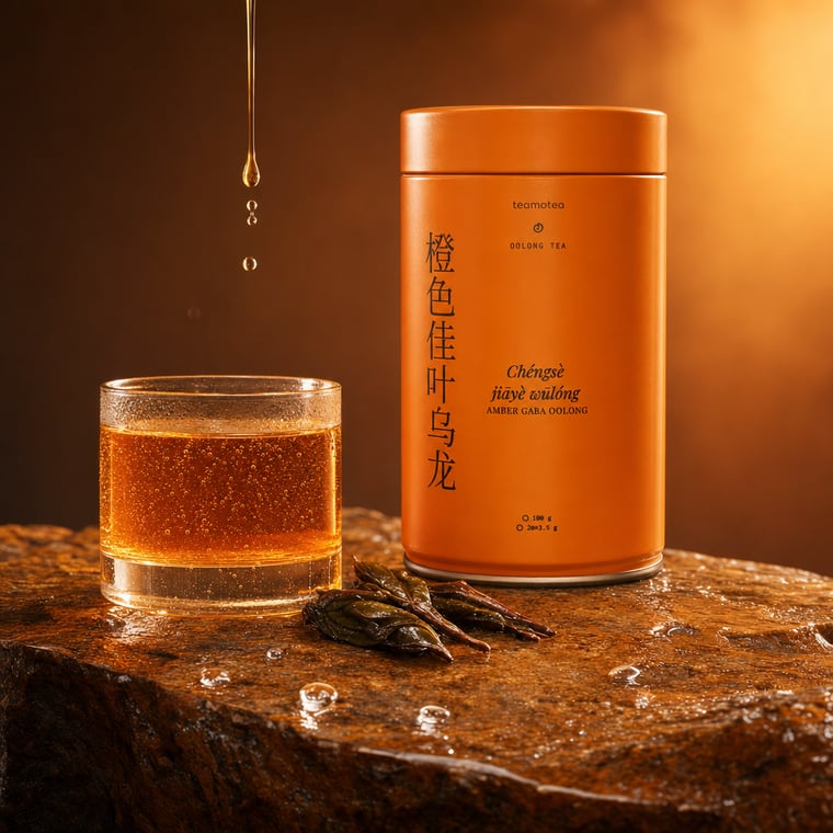 The design — Amber GABA Oolong