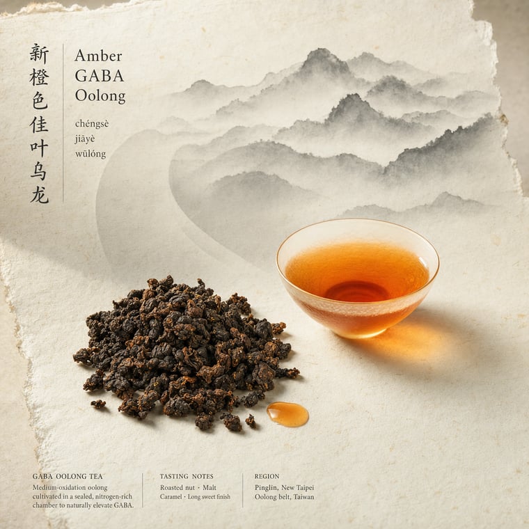 The design — Amber GABA Oolong